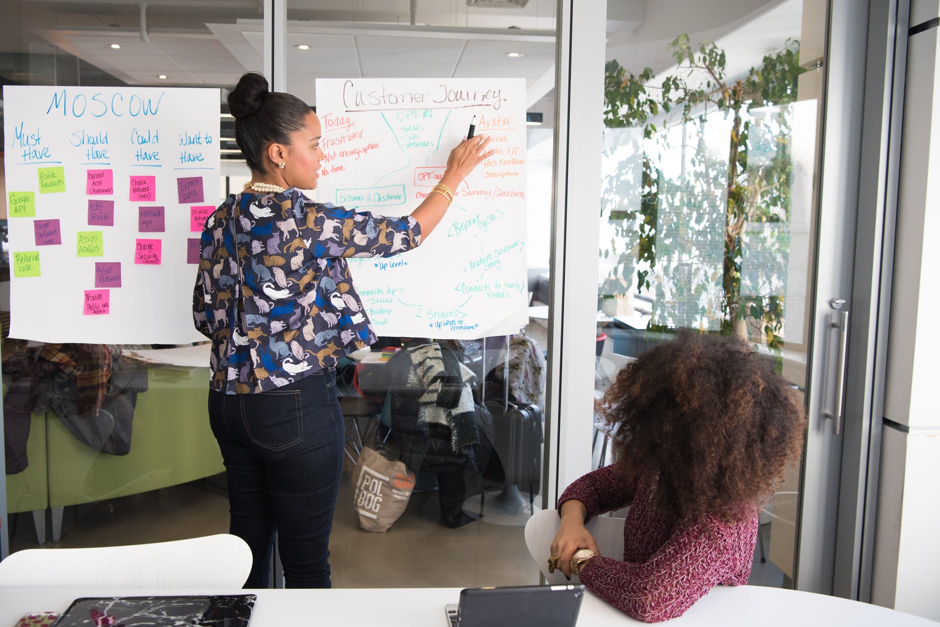 Woman developing project management skills through SOFEIOnline